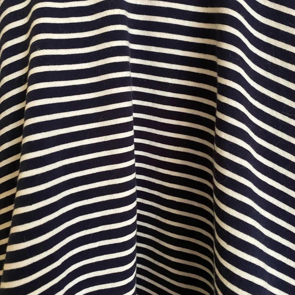 SO blue and white striped skater skirt junior’s small - Picture 3 of 6